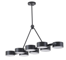 Bethel International BE36C50B - Black Frame Chandelier